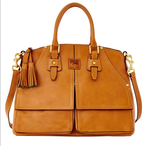 Dooney & Bourke Florentine Leather Clayton - Picture 1 of 8